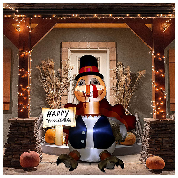 Thanksgiving Inflatables Happy Turkey 6FT